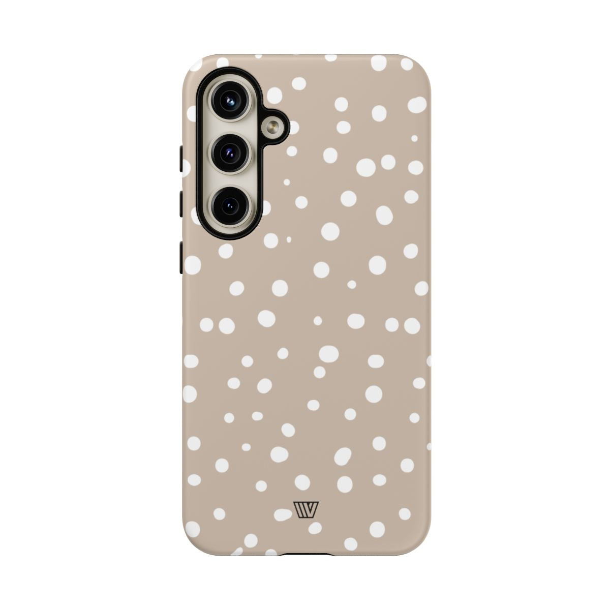 Beige Dots Tough Phone Case Dual-Layer Protective Shell Trovvve