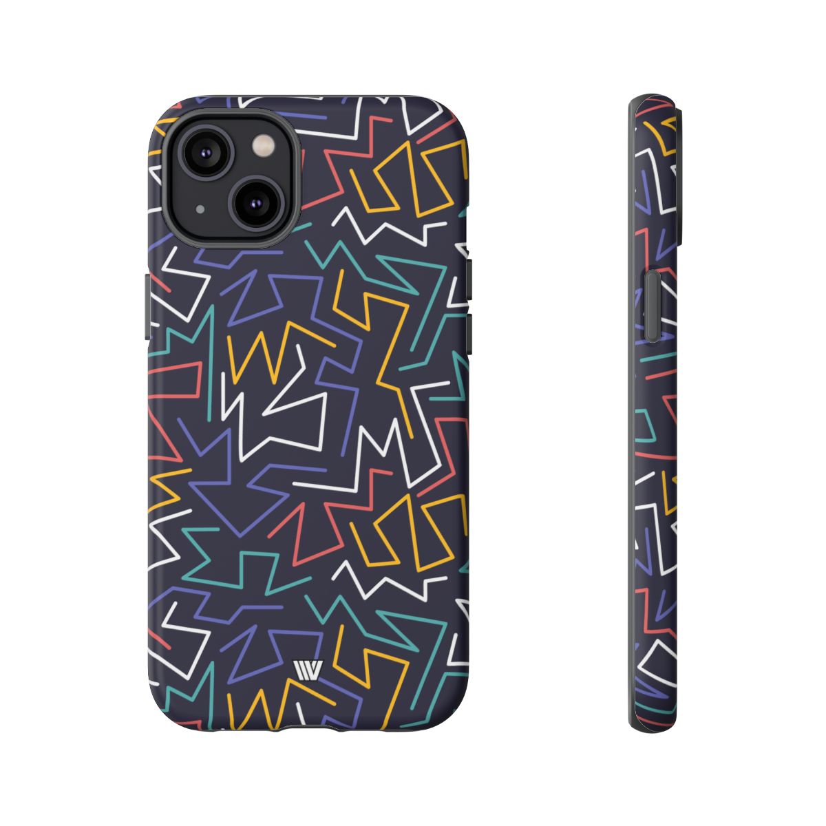 Tough Impact Resistant Phone Case ZIGZAG NIGHT