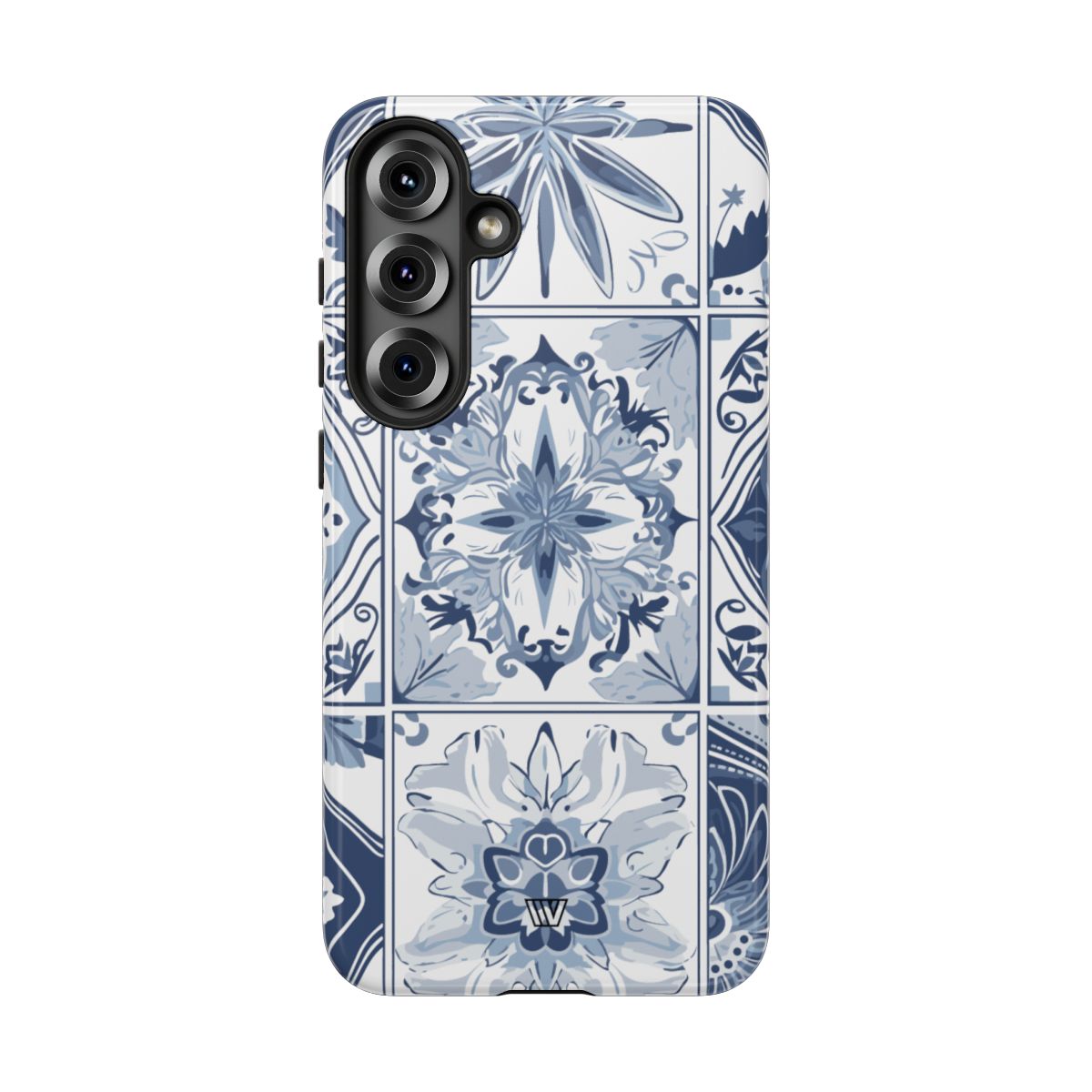 Blue White Tile Tough Impact-Resistant Phone Case