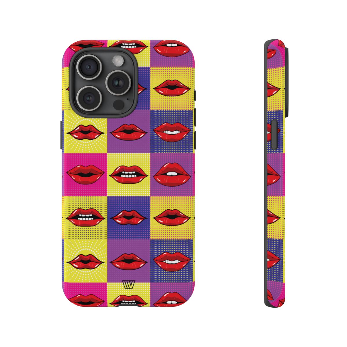 Tough Phone Case Dual-layer Protection POP ART LIPS