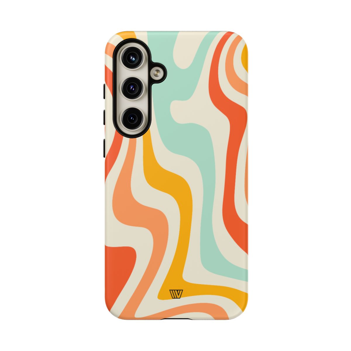 Retro Groovy Swirls Tough Phone Case