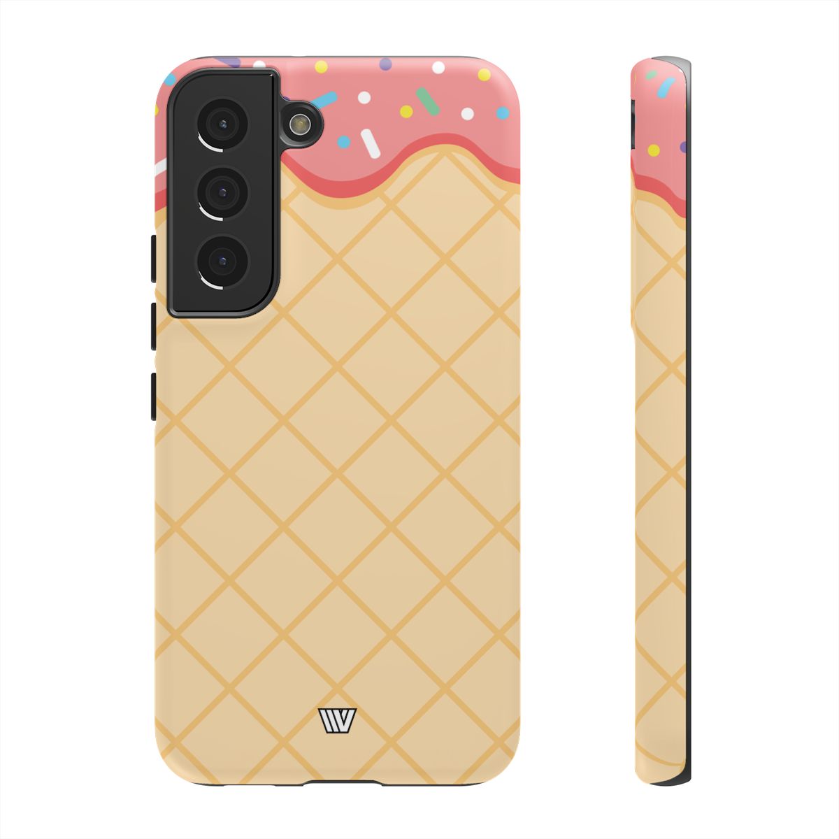 Ice Cream Cone Tough Phone Case Dual-Layer Protection