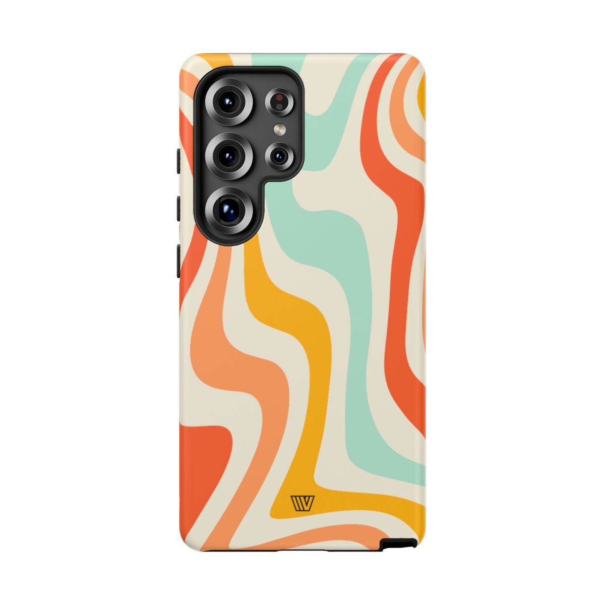 Retro Groovy Swirls Tough Phone Case