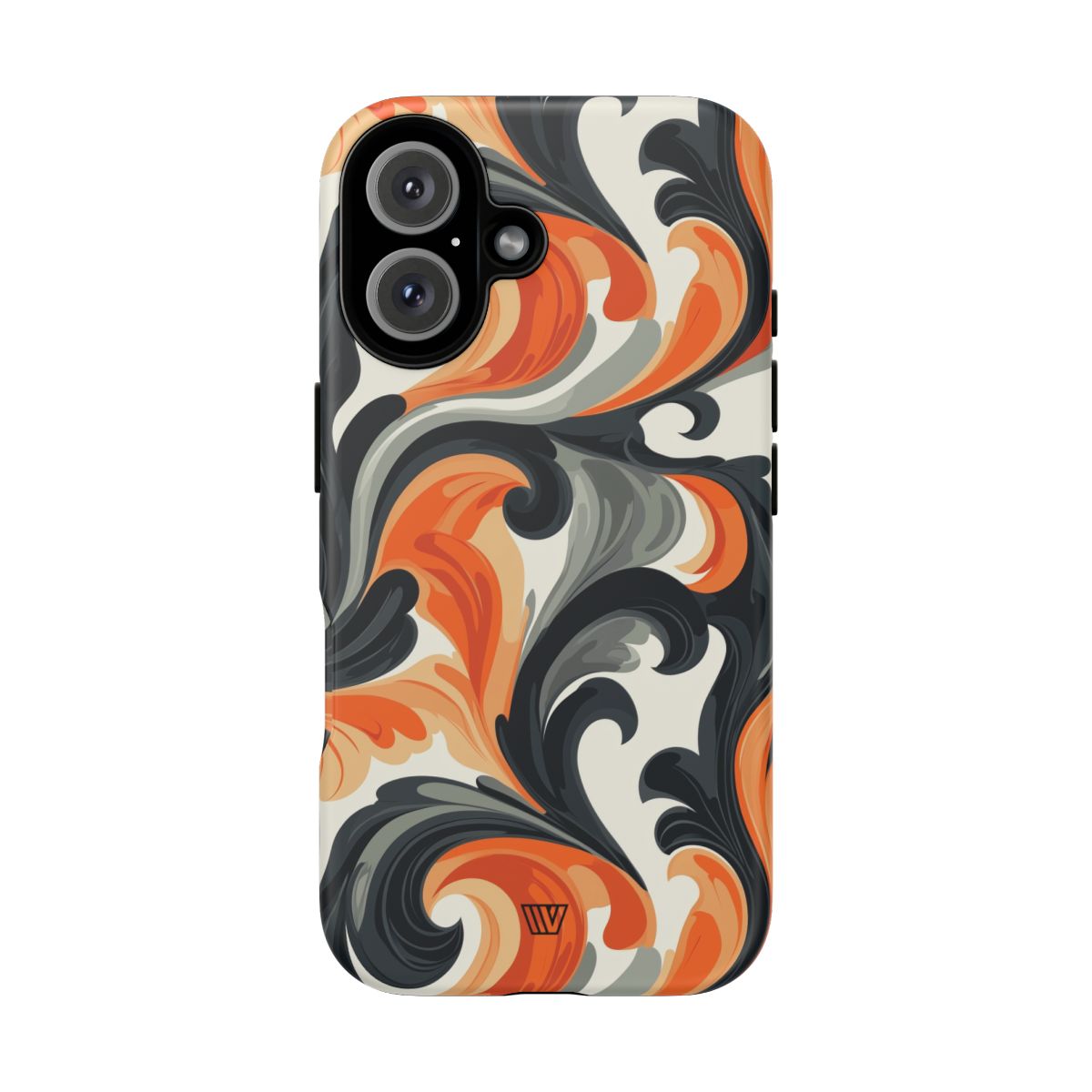 Tough Phone Case Baroque Swirl Polycarbonate Shell Trovvve