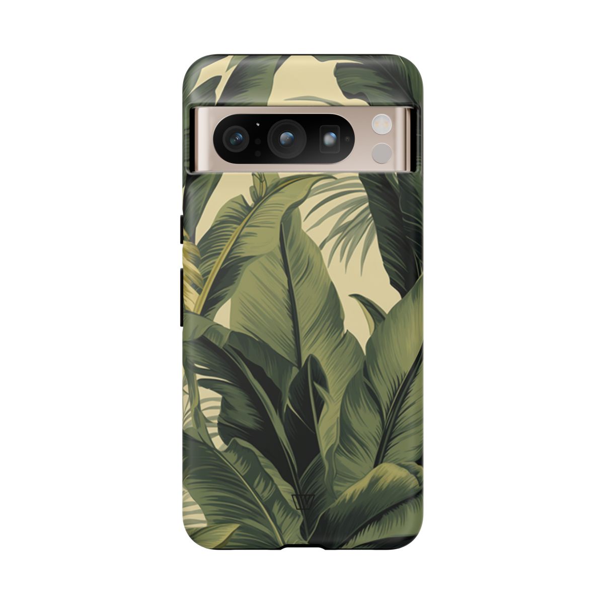 Tropical Leaves Tough Phone Case Dual-Layer Protection
