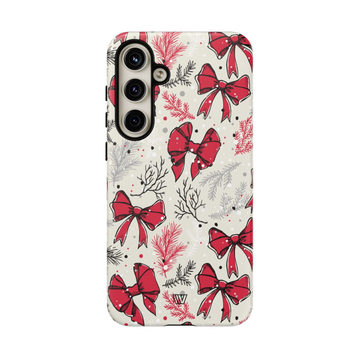 Tough Phone Case Impact-Resistant Dual Layer WINTER BOWS