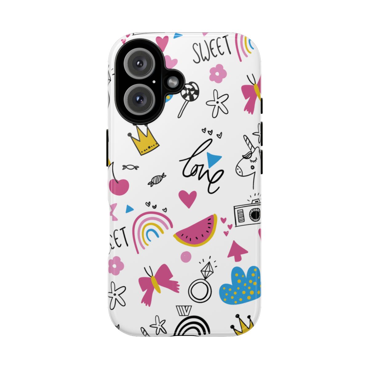 Tough Impact Resistant Phone Case SWEET LOVE