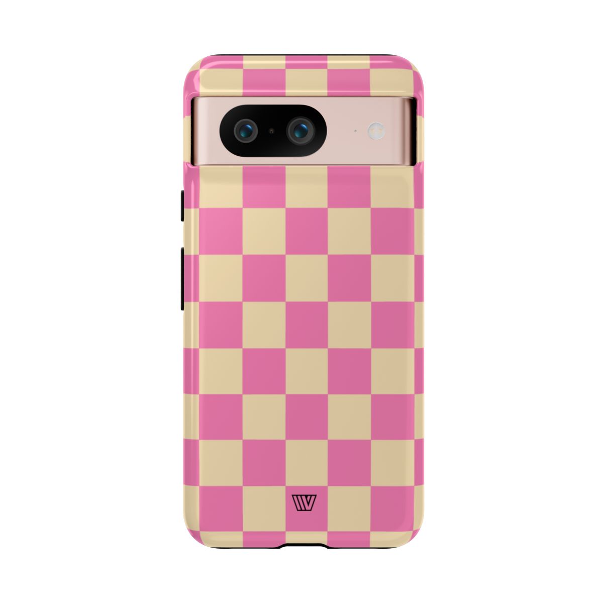 Pink Tan Checkered Tough Phone Case Trovvve