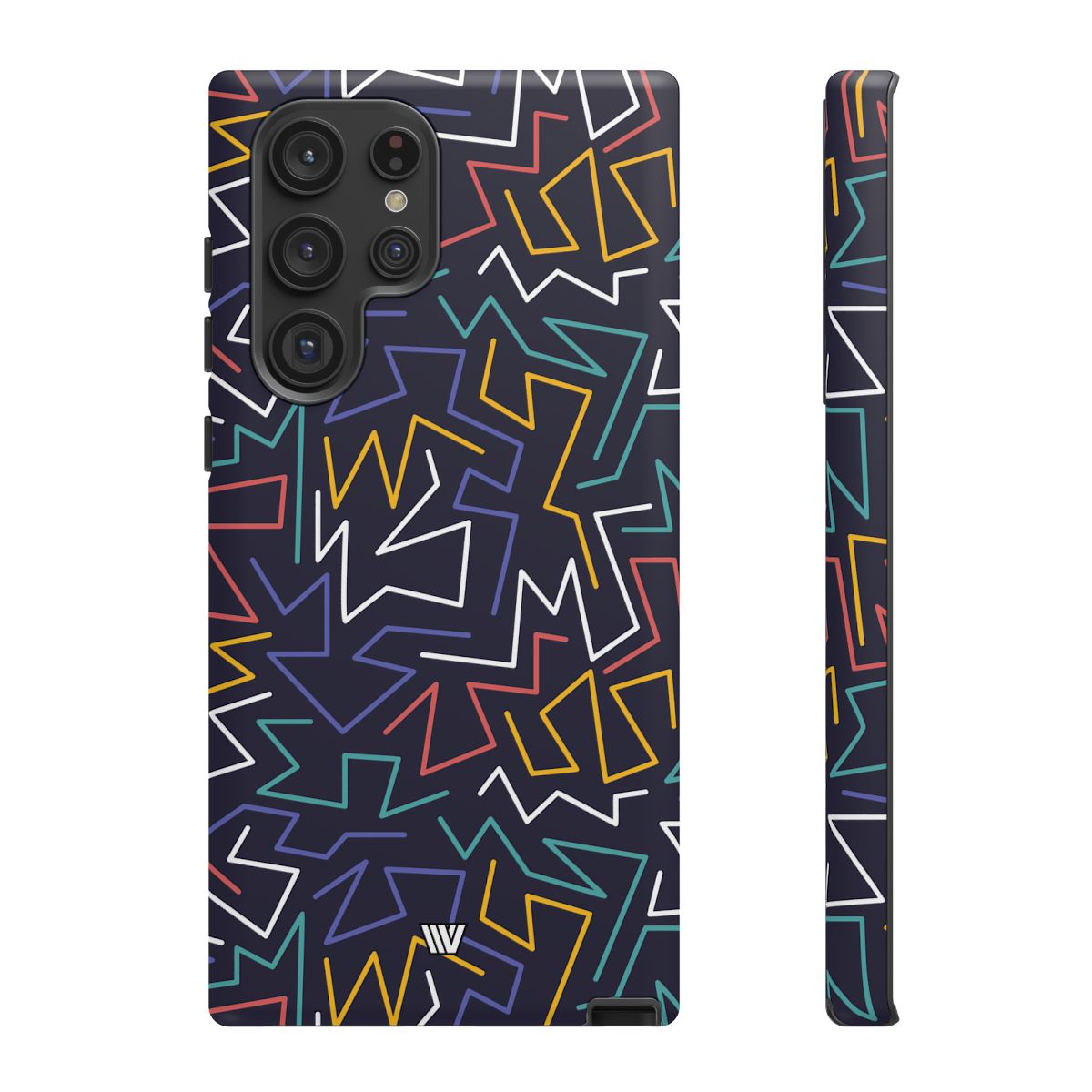 Tough Impact Resistant Phone Case ZIGZAG NIGHT