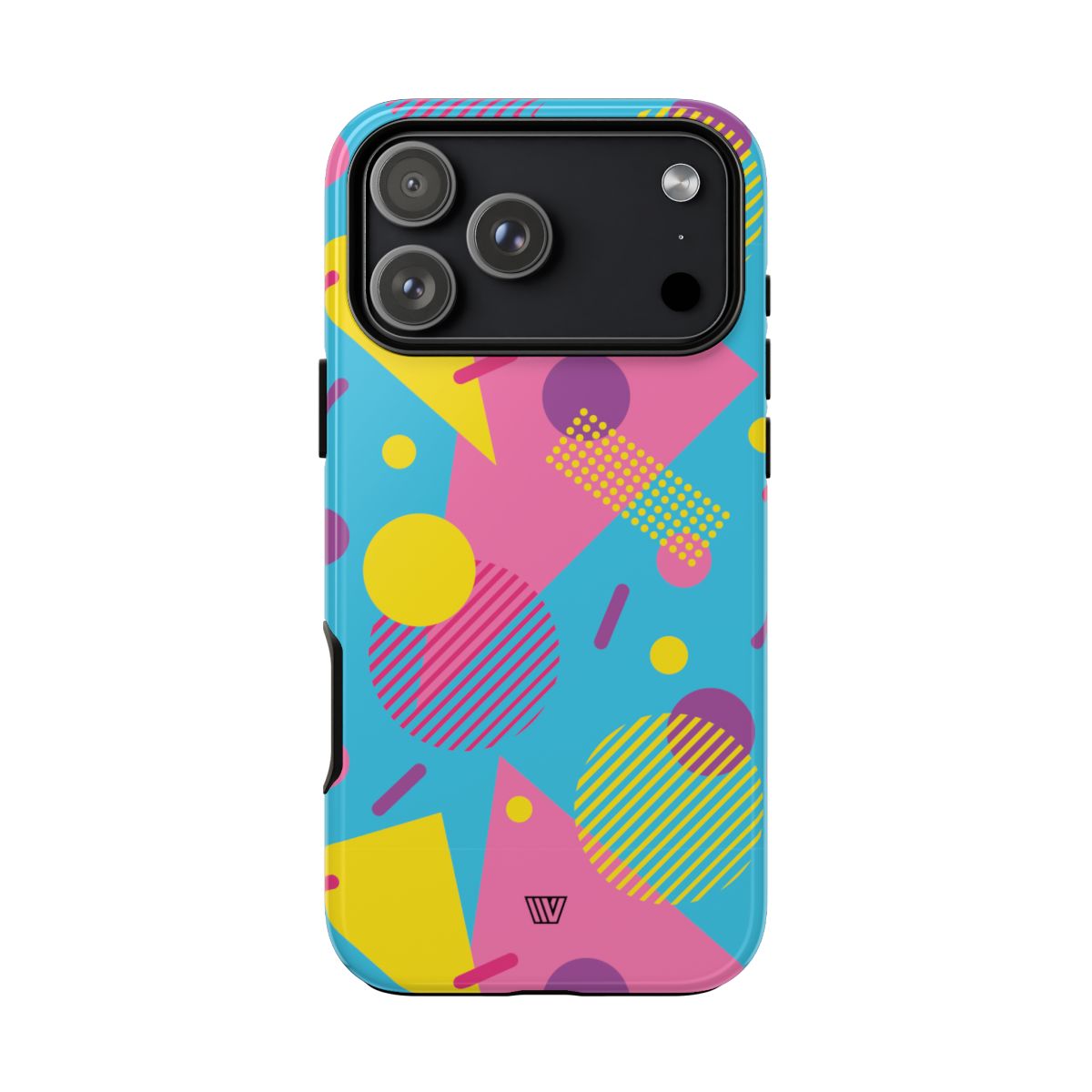 Retro Pattern Light Blue Tough Phone Case