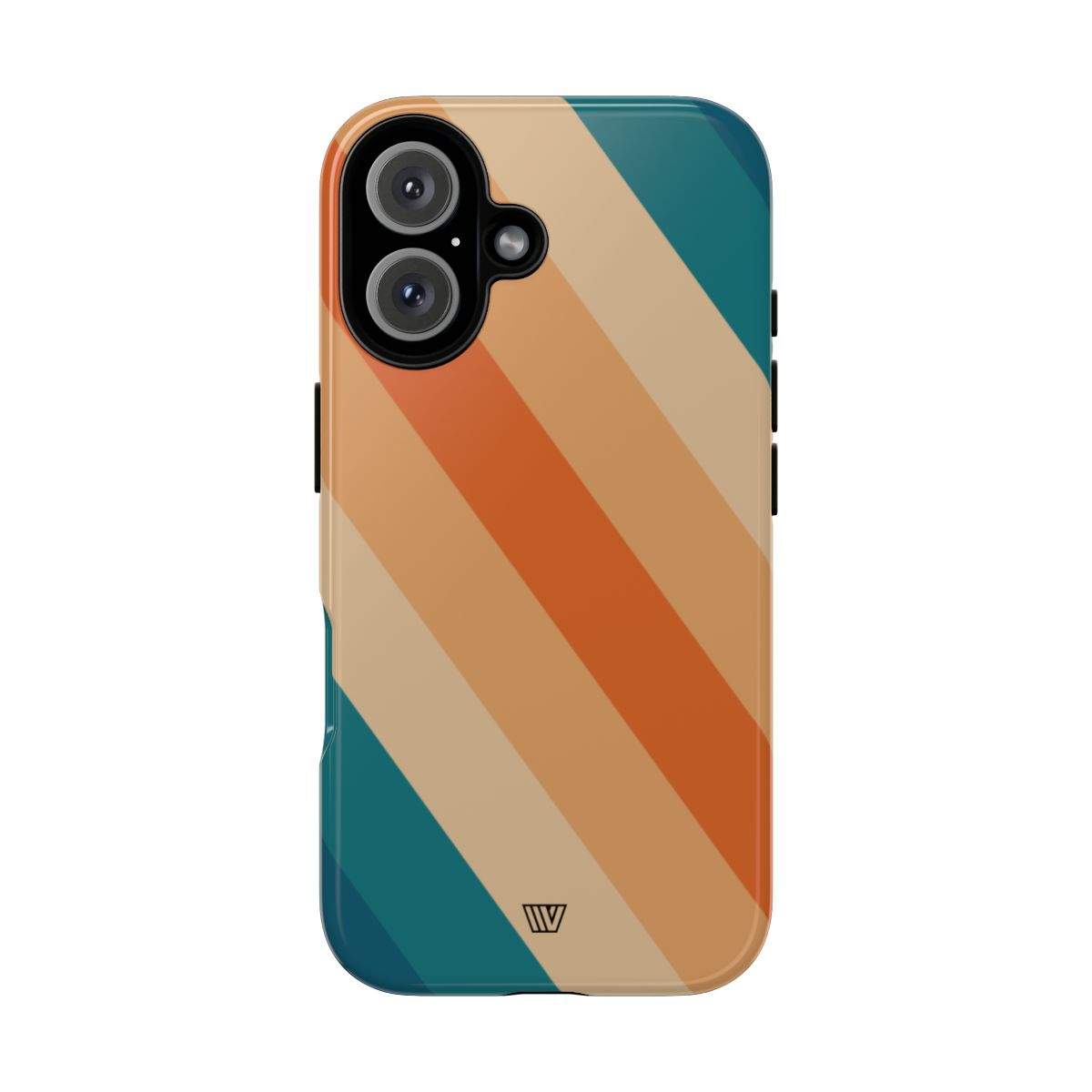 Retro Stripe Tough Phone Case 70s Style