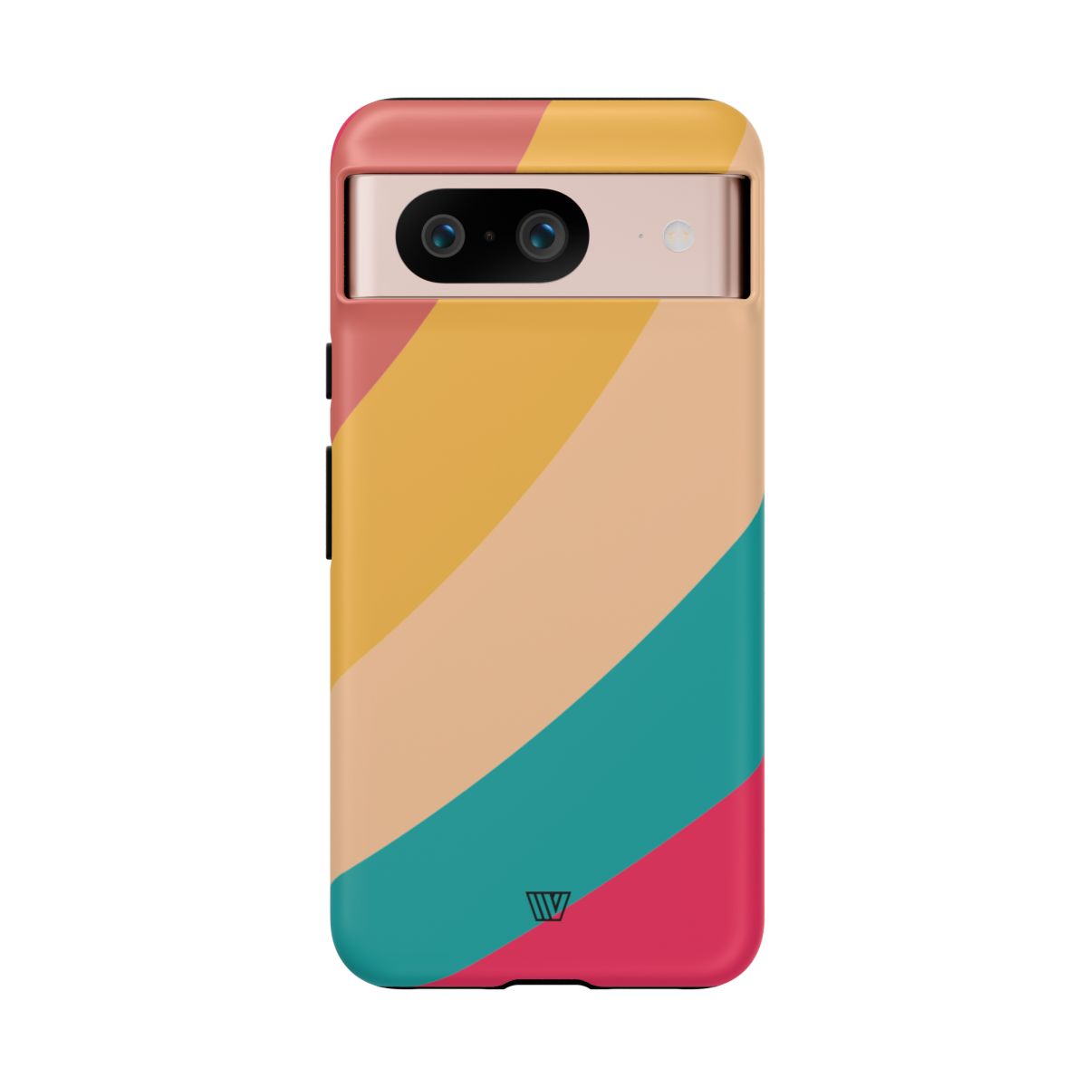 Rainbow Tough Phone Case Durable Impact-Resistant Shell SUMMER BY THE SEA