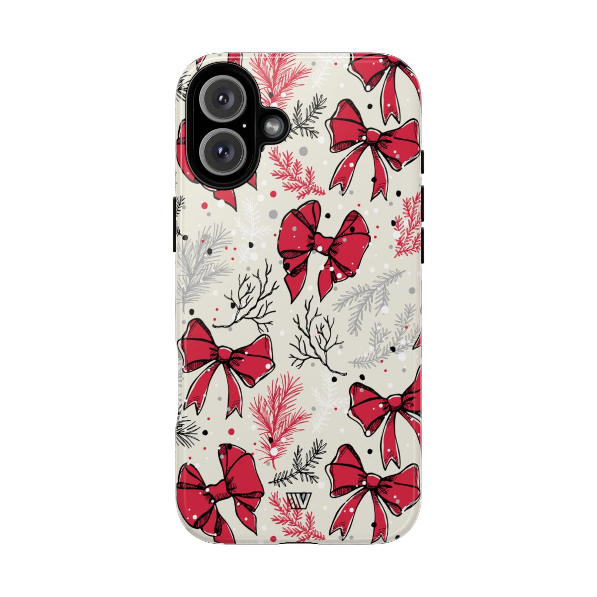 Tough Phone Case Impact-Resistant Dual Layer WINTER BOWS