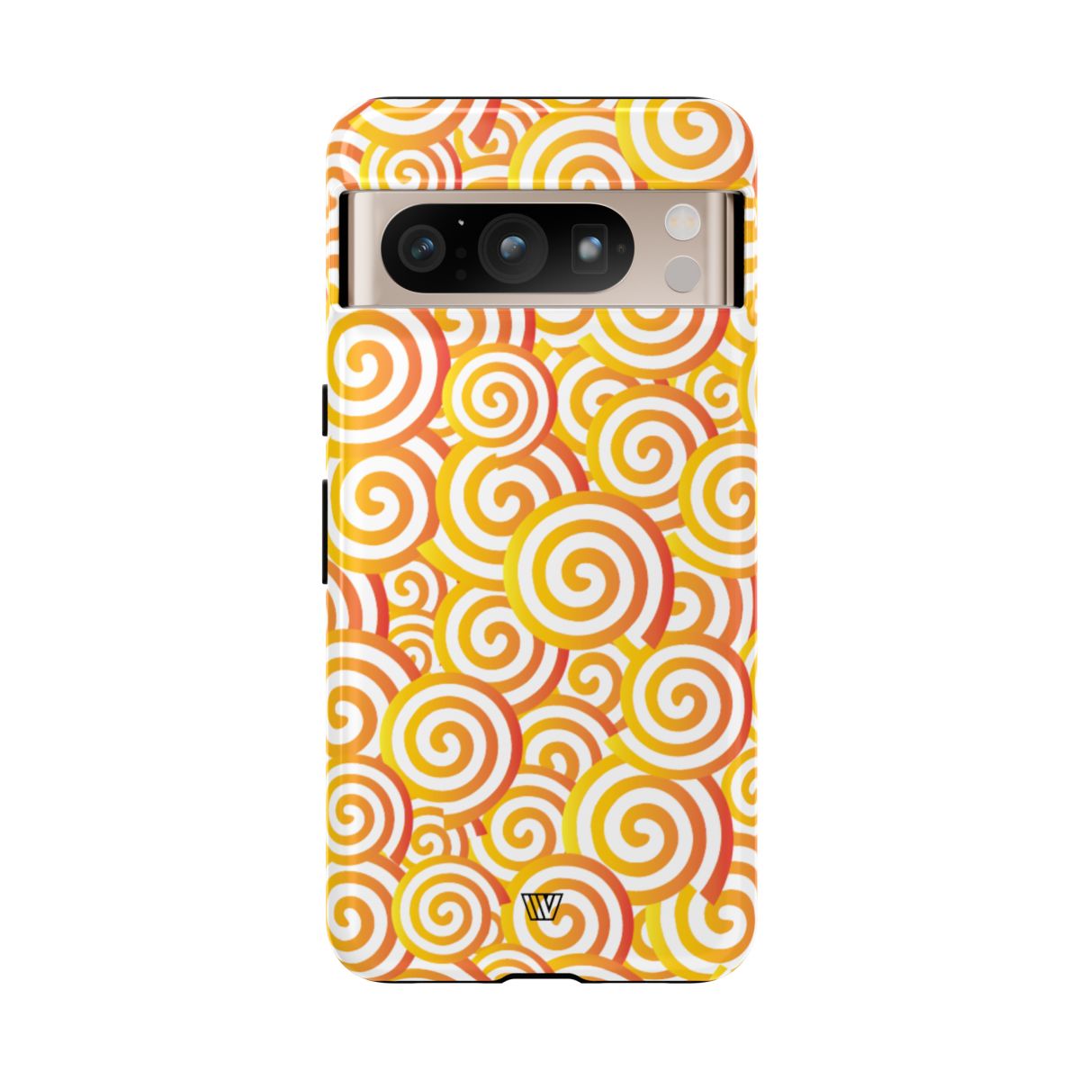 Abstract Spiral Orange Tough Phone Case