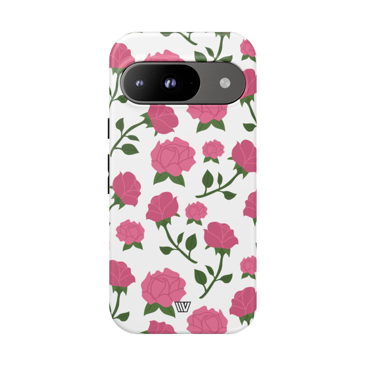 Pink Roses Tough Phone Case Dual-Layer Protective Trovvve