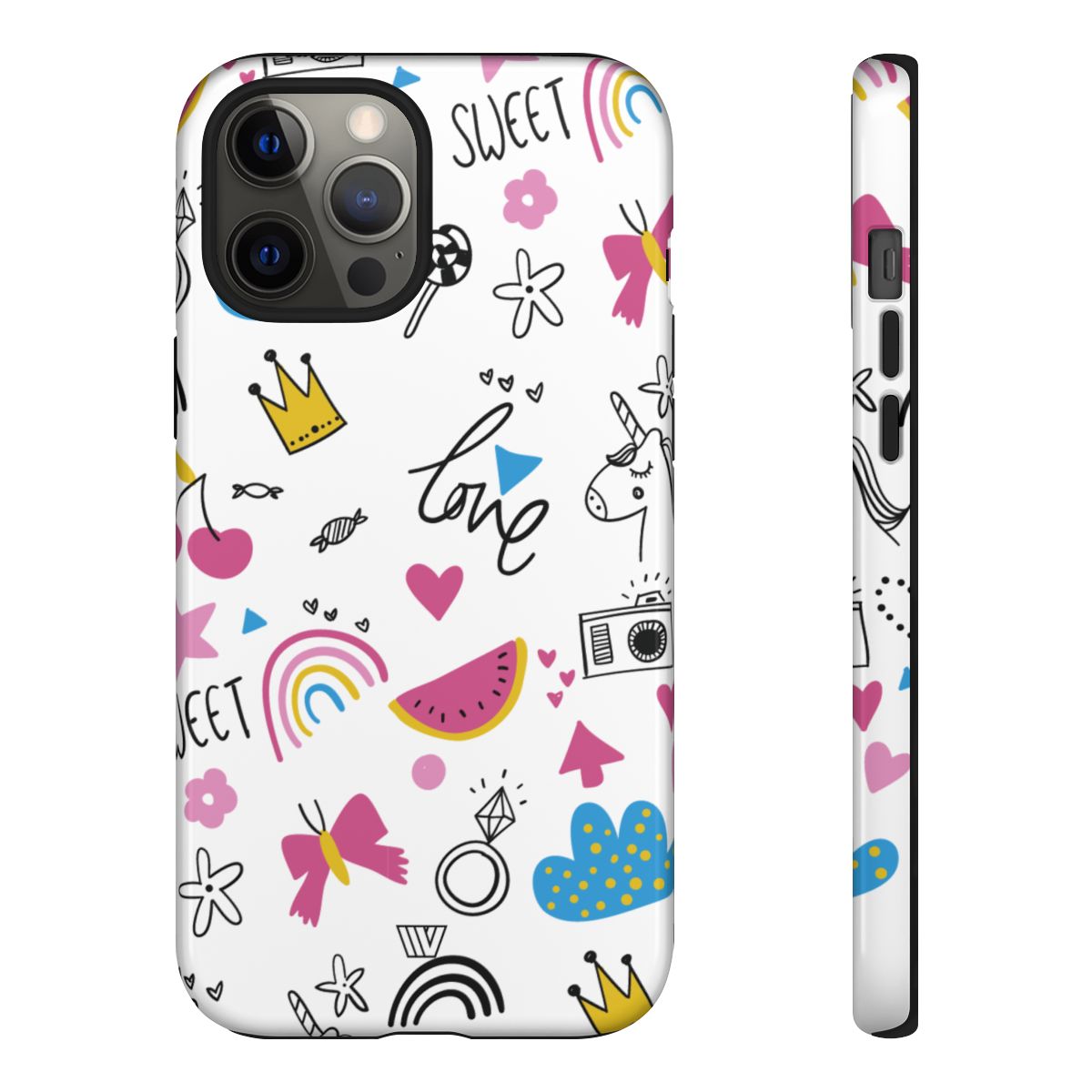 Tough Impact Resistant Phone Case SWEET LOVE