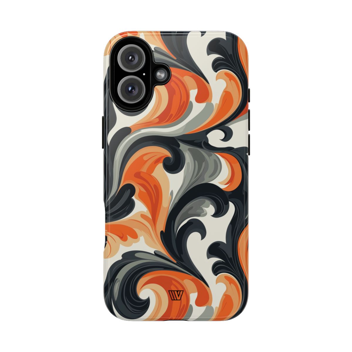 Tough Phone Case Baroque Swirl Polycarbonate Shell Trovvve