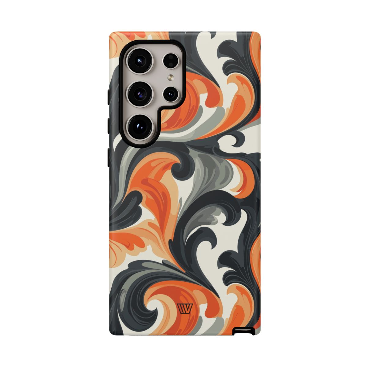 Tough Phone Case Baroque Swirl Polycarbonate Shell Trovvve