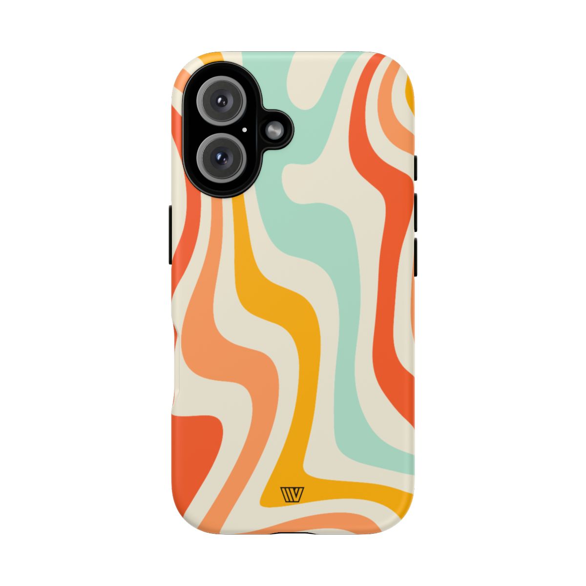 Retro Groovy Swirls Tough Phone Case
