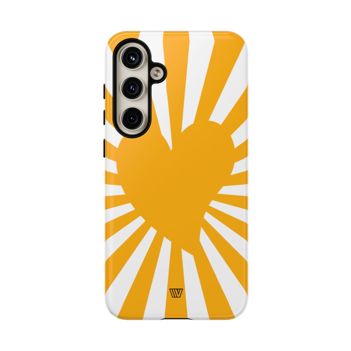Heart Sun Rays Tough Phone Case with Impact Resistance