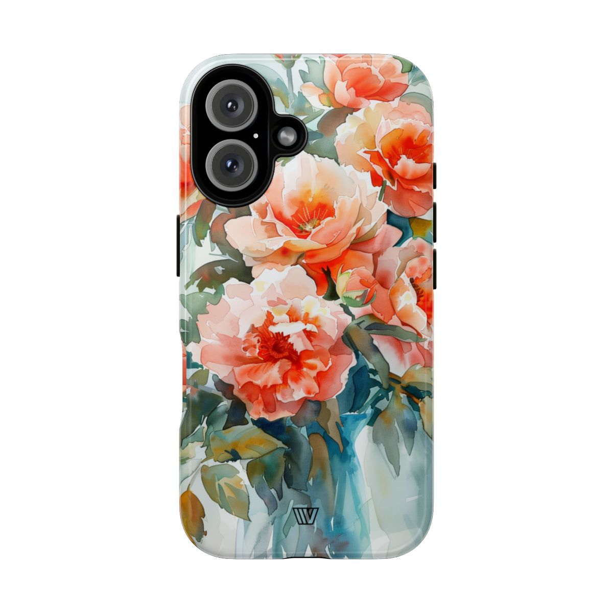 Tough Phone Case Dual-Layer Impact Resistant PEONY DREAMS