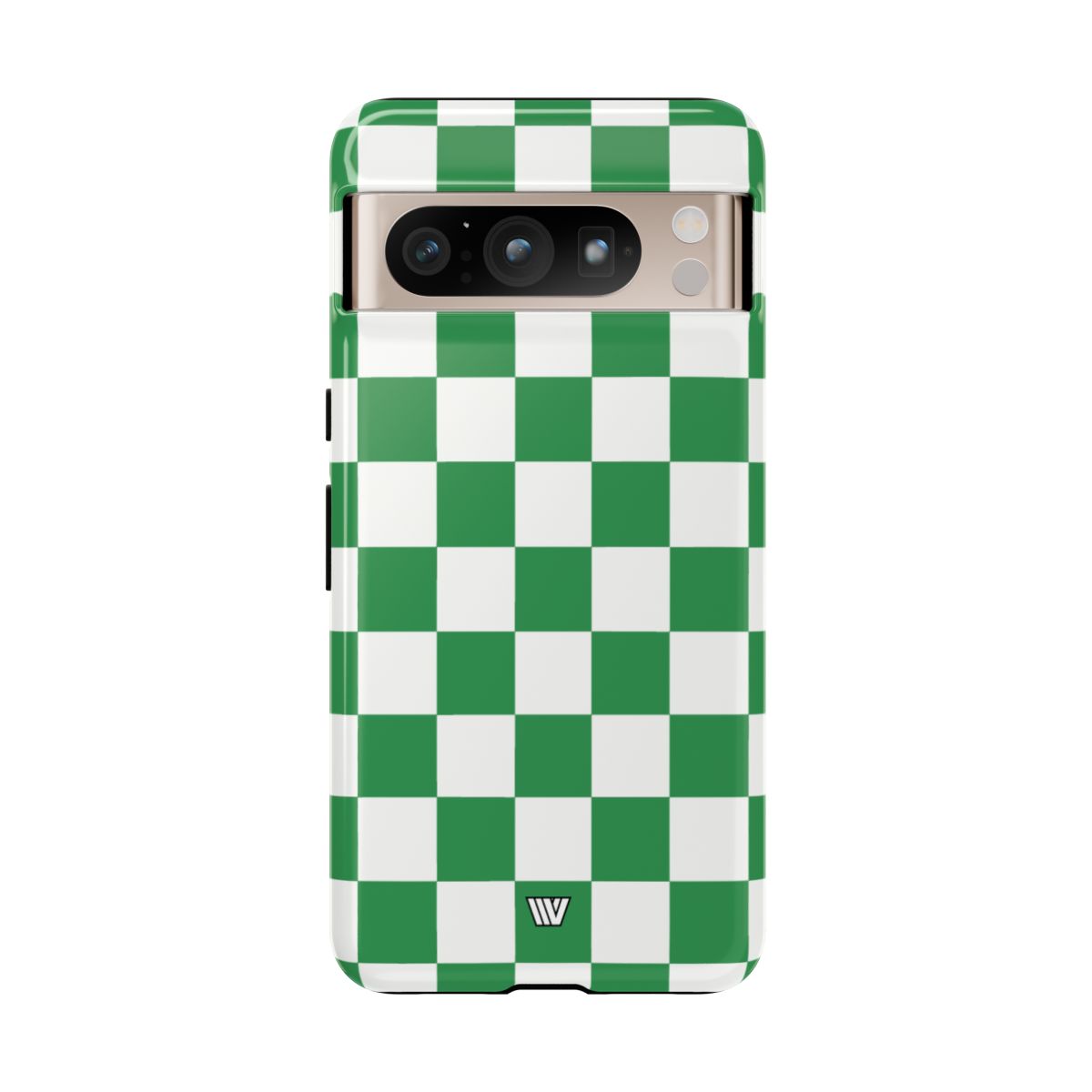 Green White Checkerboard Tough Phone Case