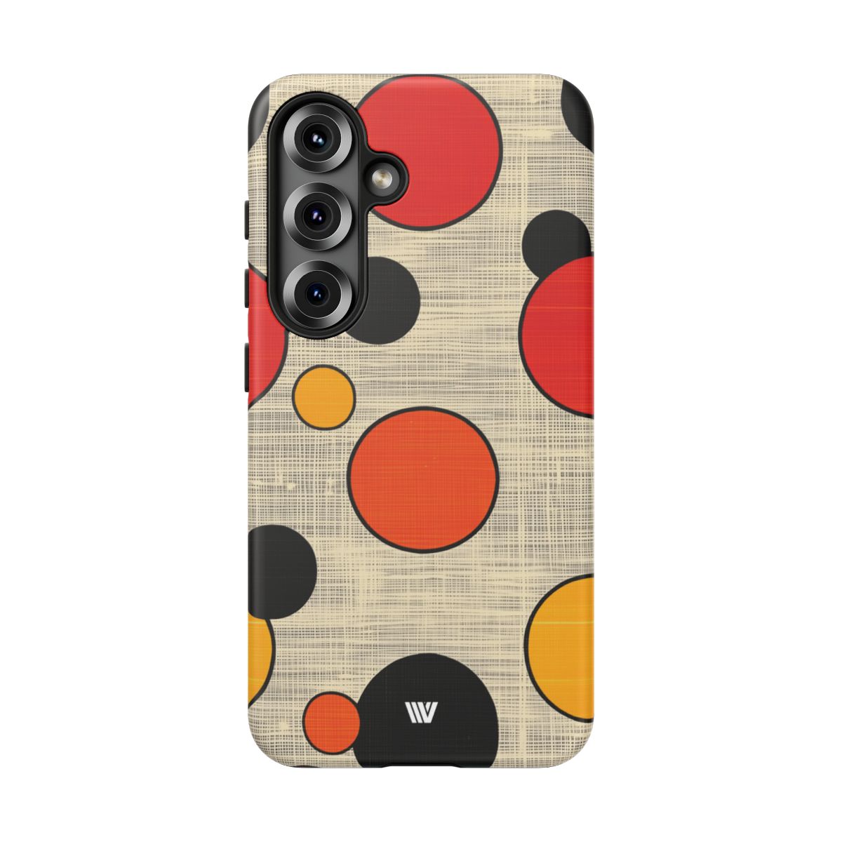 Tough Phone Case Mid-Century Dots Protective Cover