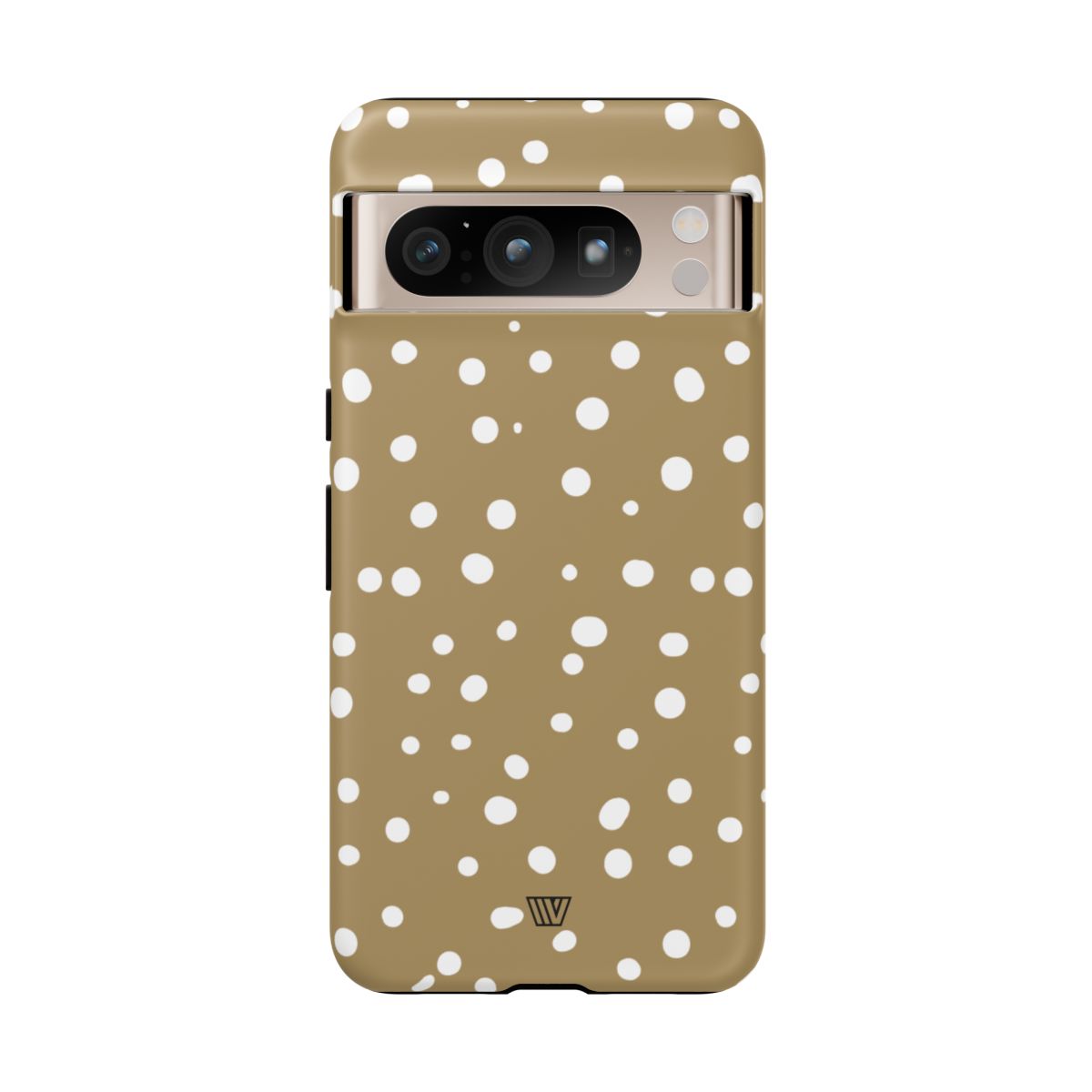 Dark Beige Dots Tough Phone Case