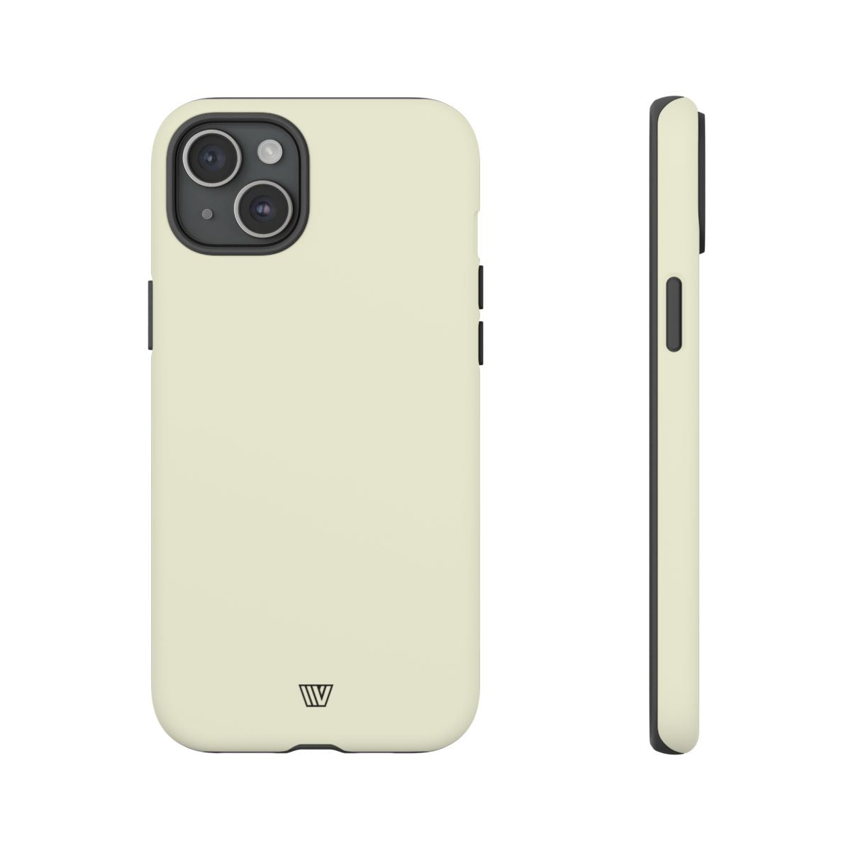 Tough Ivory Phone Case Dual Layer Impact-Resistant Trovvve