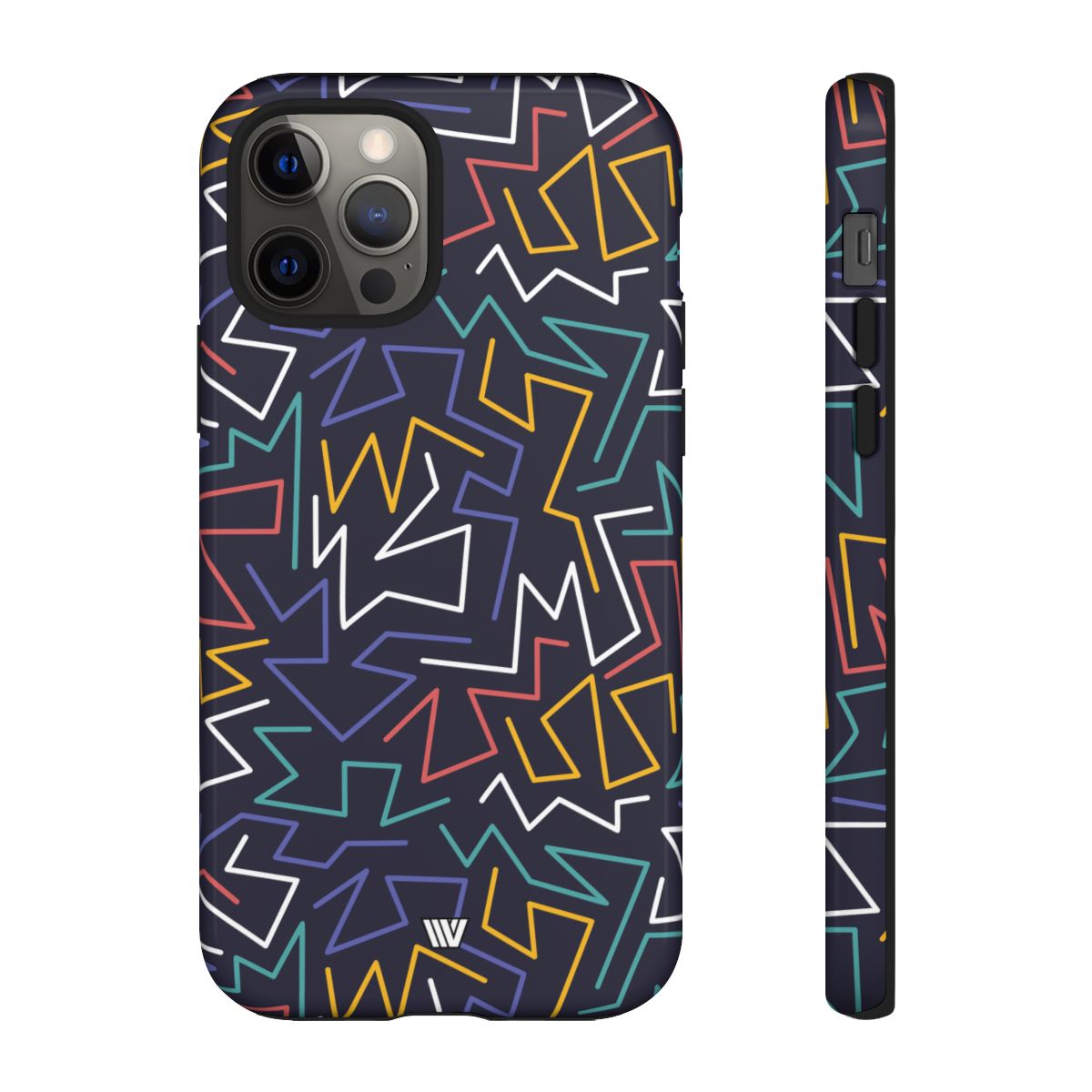 Tough Impact Resistant Phone Case ZIGZAG NIGHT