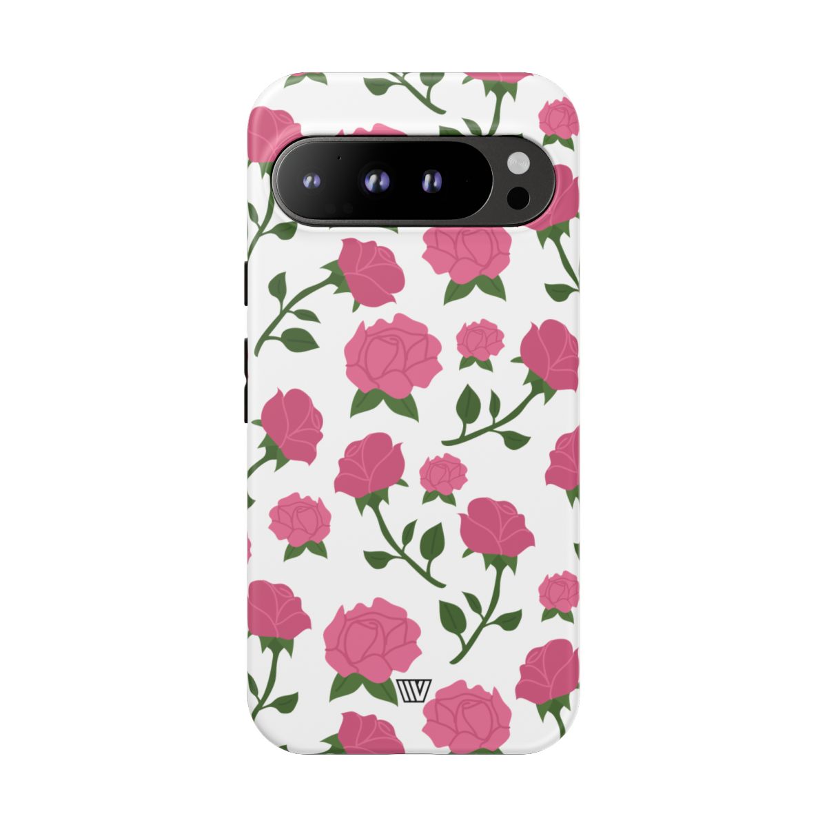 Pink Roses Tough Phone Case Dual-Layer Protective Trovvve