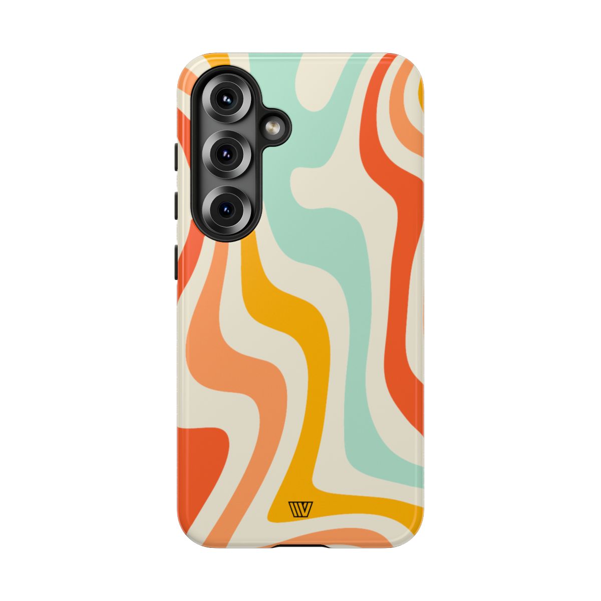 Retro Groovy Swirls Tough Phone Case