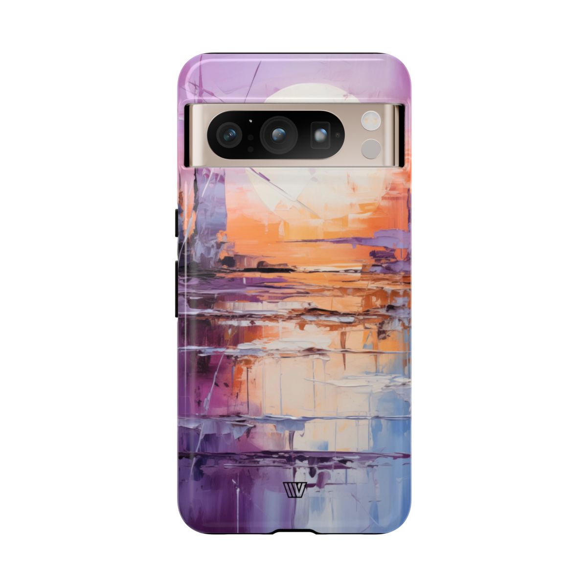 Acrylic Sunset Tough Phone Case Dual-Layer Protection
