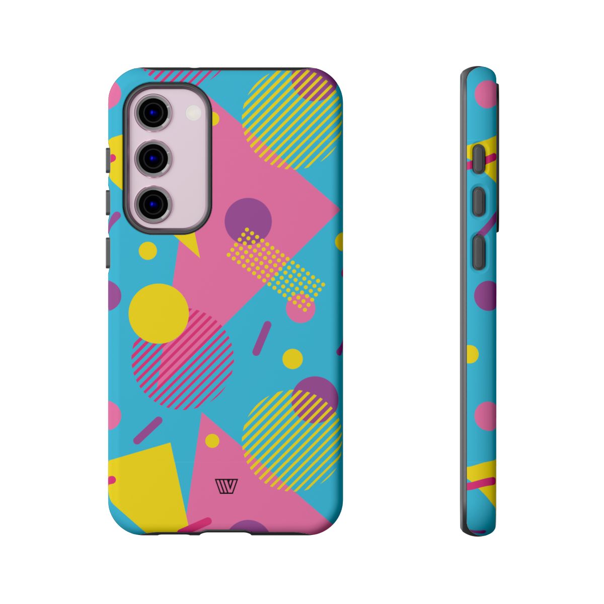 Retro Pattern Light Blue Tough Phone Case