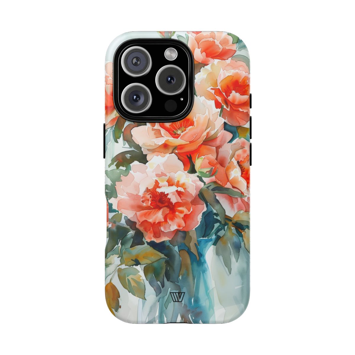 Tough Phone Case Dual-Layer Impact Resistant PEONY DREAMS