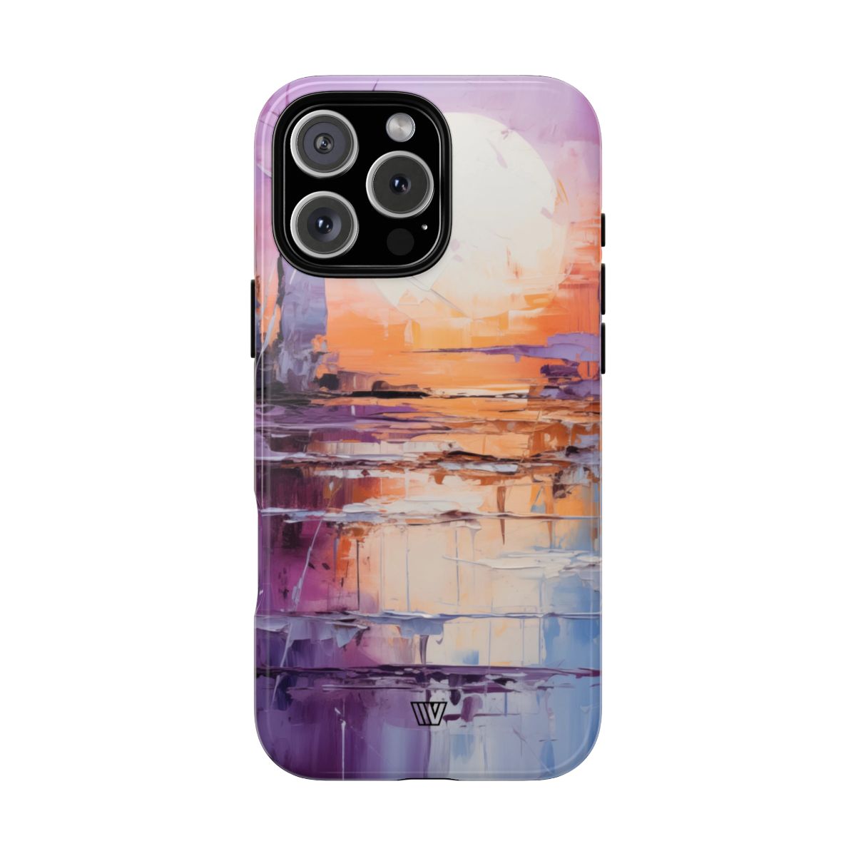 Acrylic Sunset Tough Phone Case Dual-Layer Protection