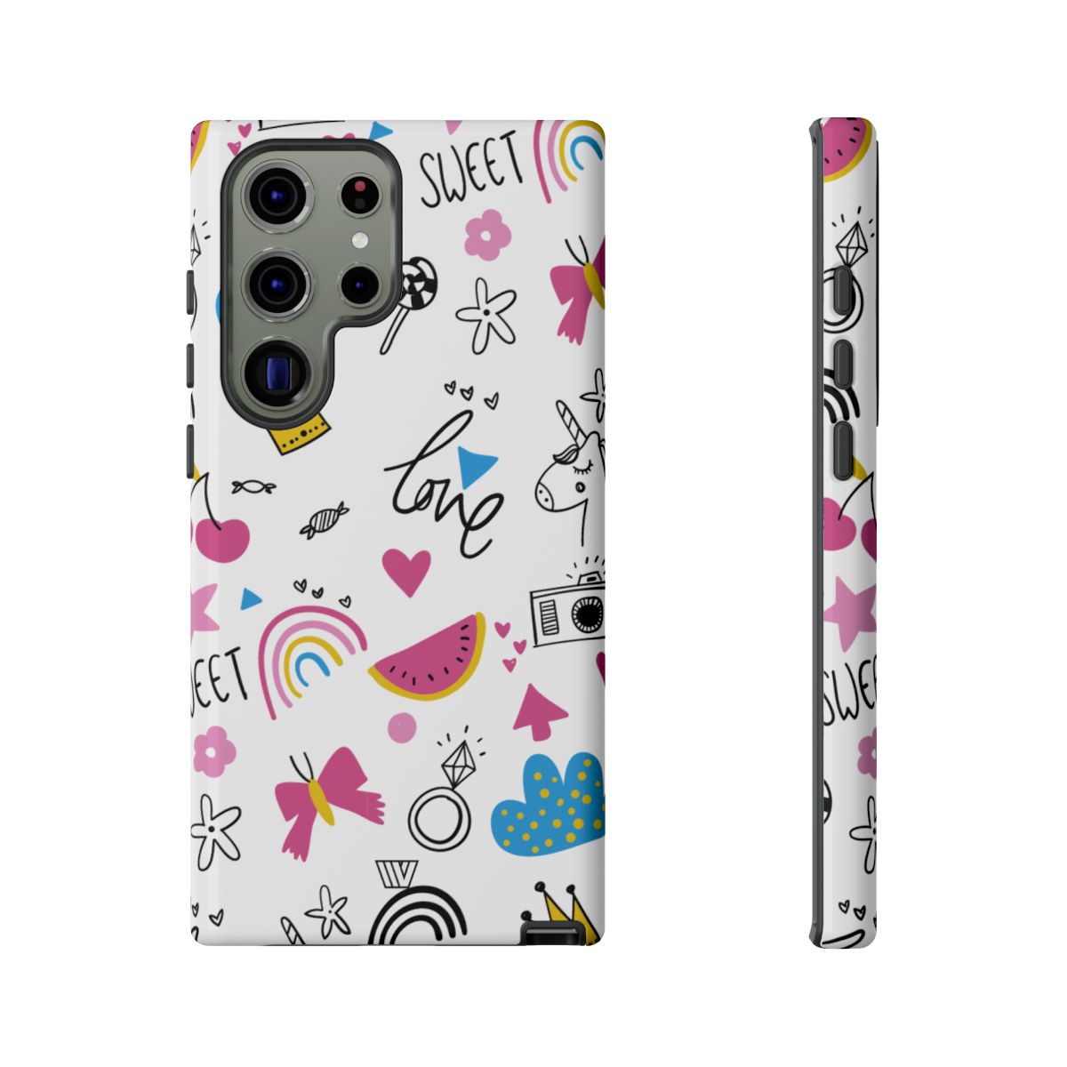 Tough Impact Resistant Phone Case SWEET LOVE