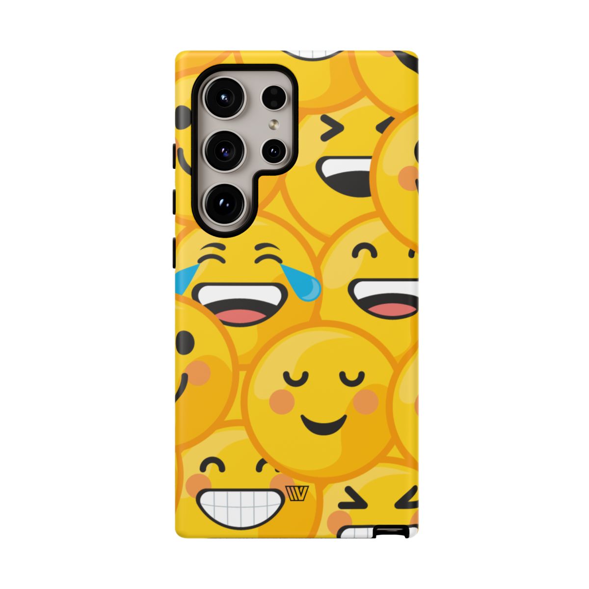 Tough Phone Case Impact-Resistant Dual-Layer Polycarbonate EMOJI FACES