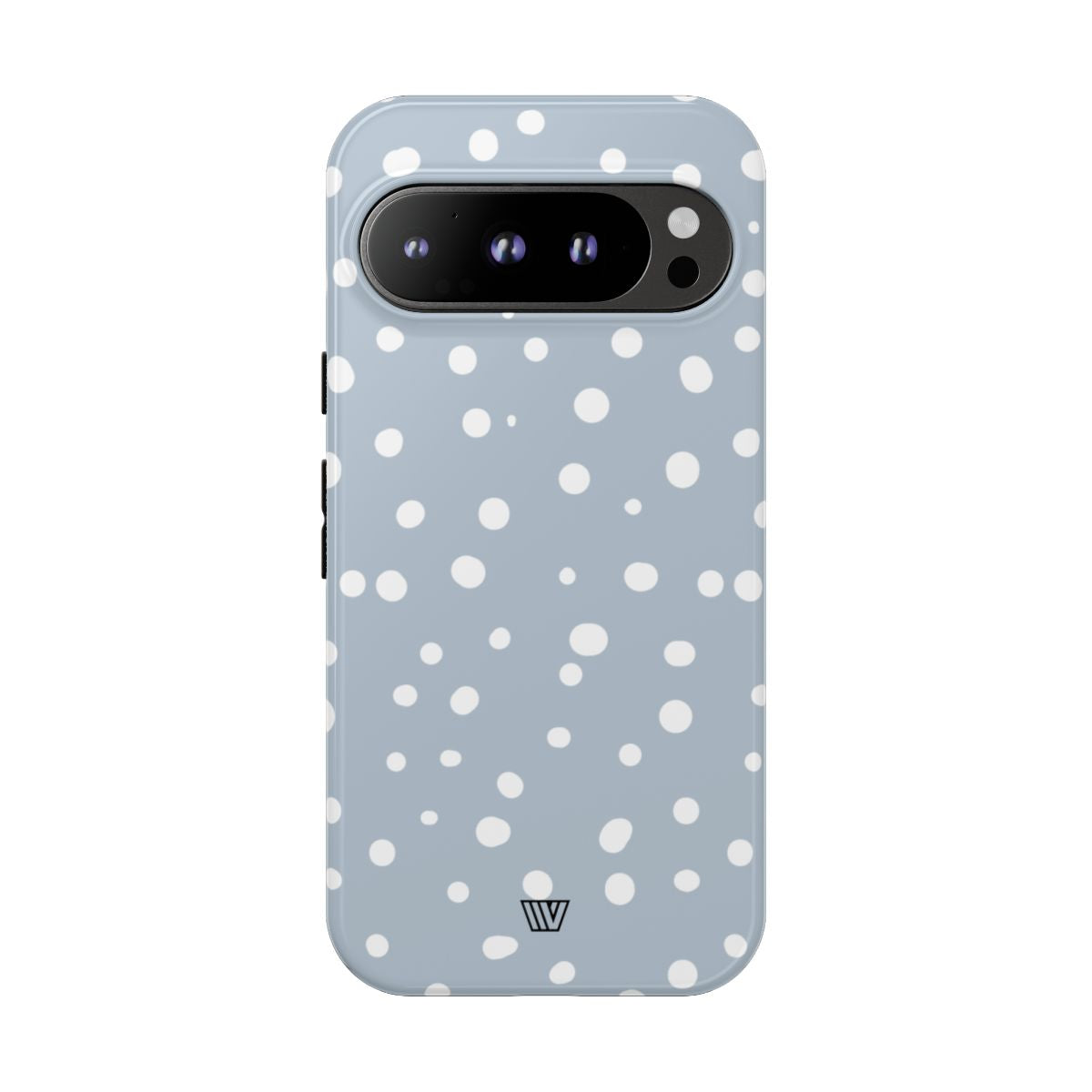 Blue Haze Dots Tough Phone Case Dual-Layer Protective Phone Case