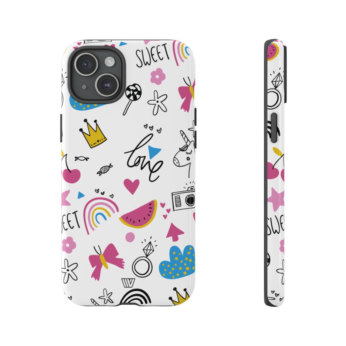 Tough Impact Resistant Phone Case SWEET LOVE