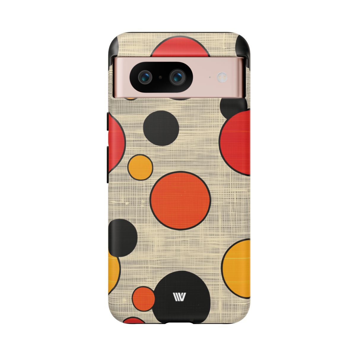 Tough Phone Case Mid-Century Dots Protective Cover