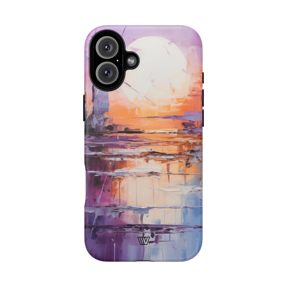 Acrylic Sunset Tough Phone Case Dual-Layer Protection