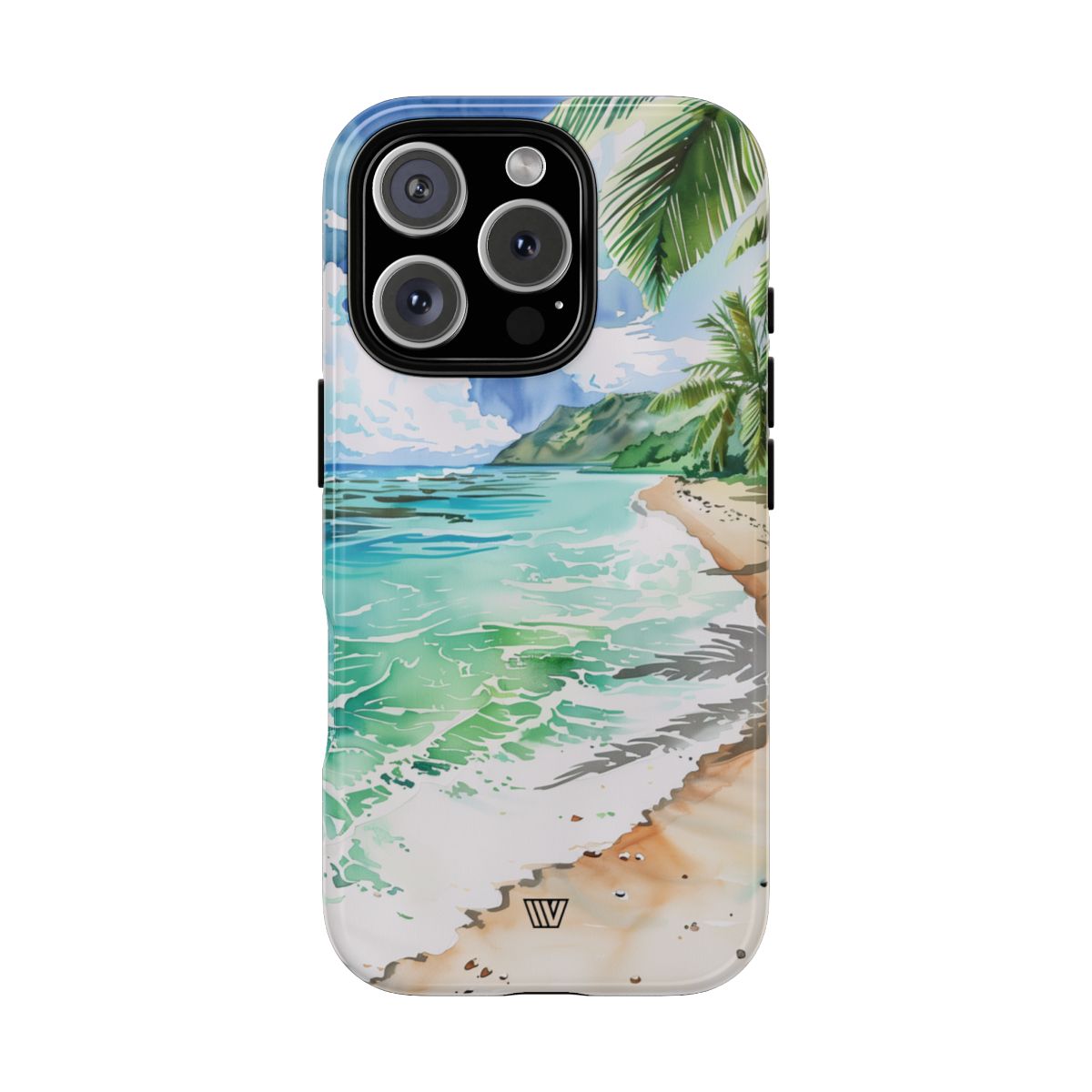 Watercolor Beach Tough Phone Case