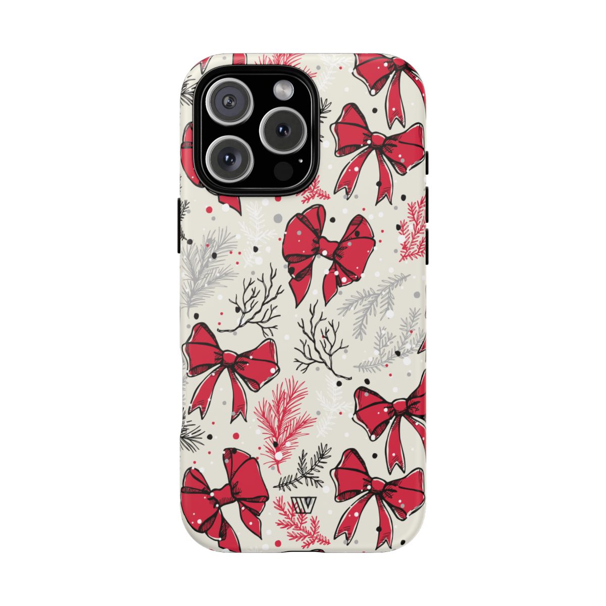 Tough Phone Case Impact-Resistant Dual Layer WINTER BOWS