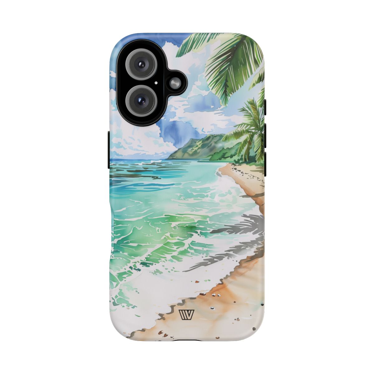 Watercolor Beach Tough Phone Case