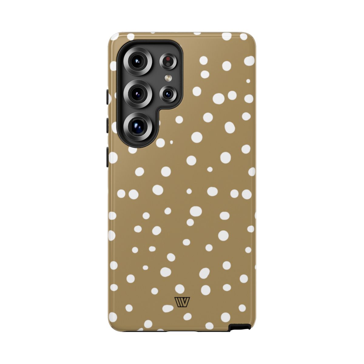 Dark Beige Dots Tough Phone Case