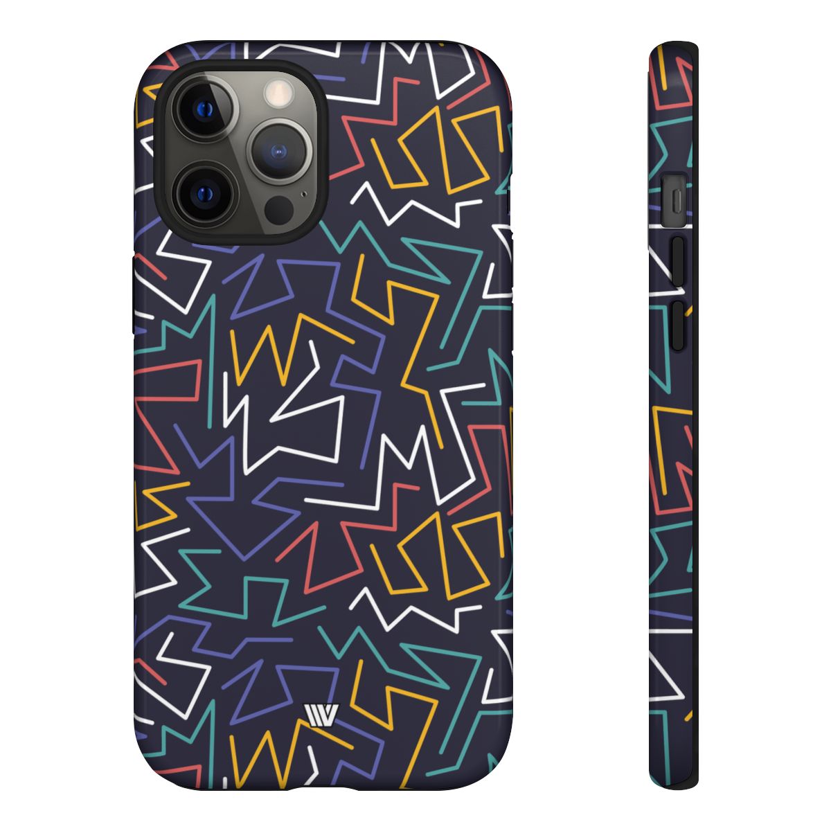 Tough Impact Resistant Phone Case ZIGZAG NIGHT