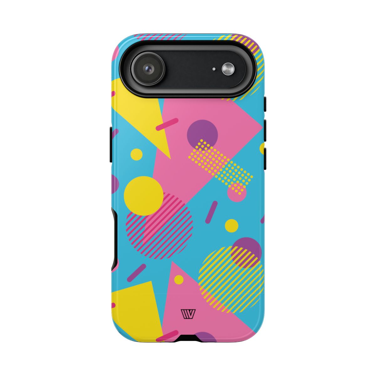 Retro Pattern Light Blue Tough Phone Case