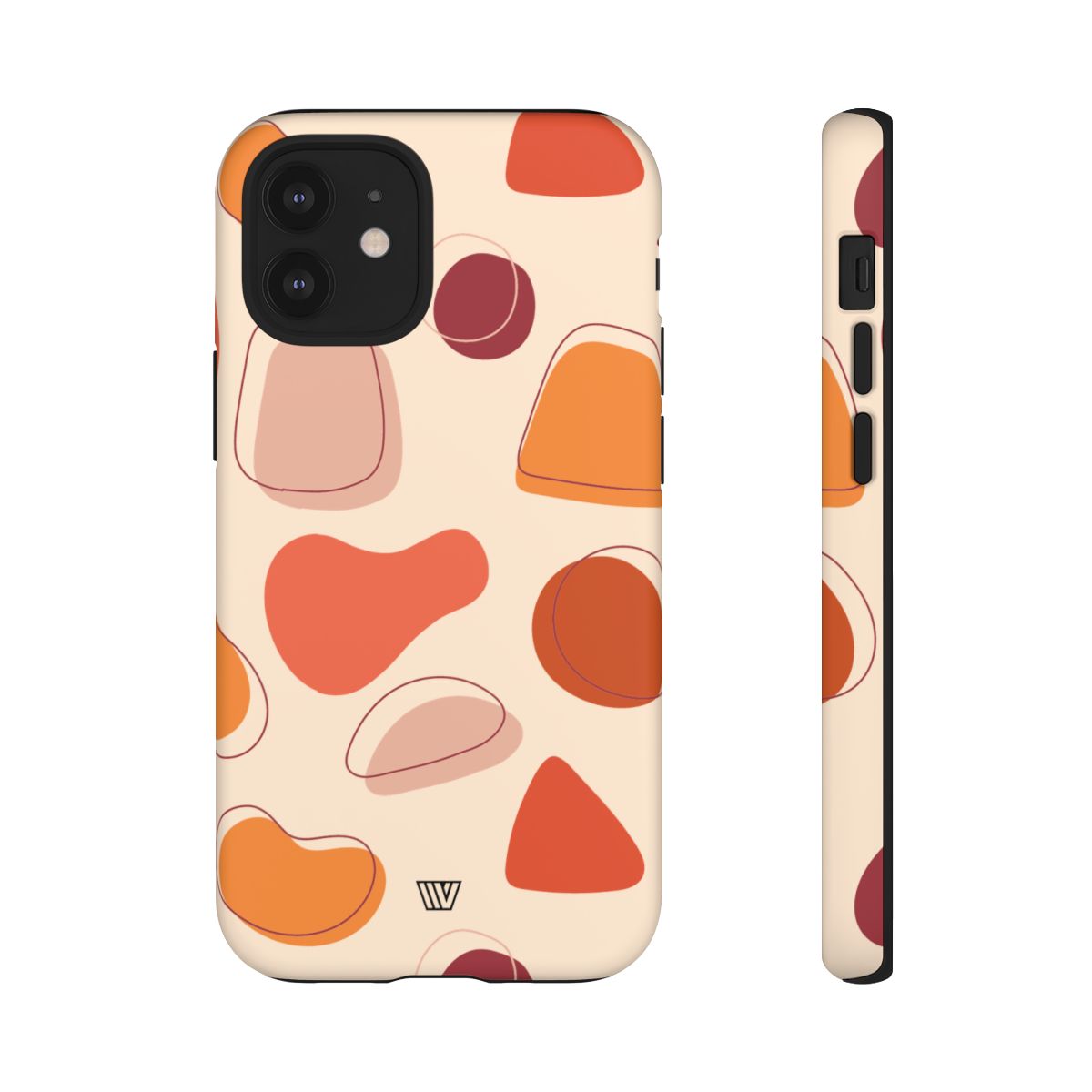 Tough Impact-Resistant Phone Case with Dual Layer WARM SHAPES
