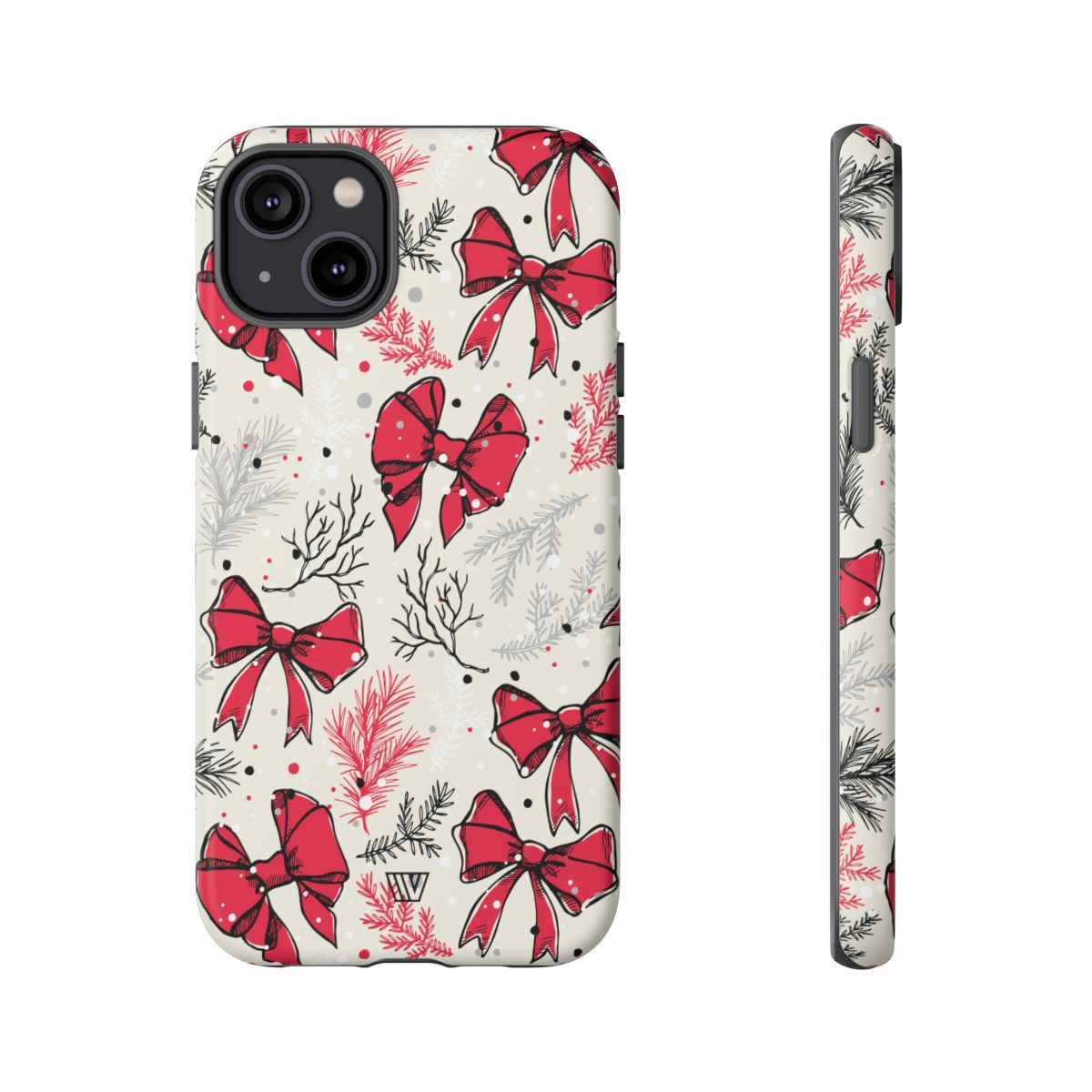 Tough Phone Case Impact-Resistant Dual Layer WINTER BOWS
